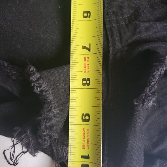 Kancan Signature Distressed High-Rise Cutoff Denim Short Shorts - Picture 13 of 14